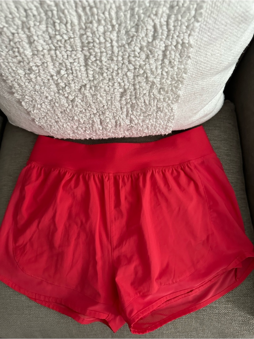 Asics Red Women's Athletic Shorts